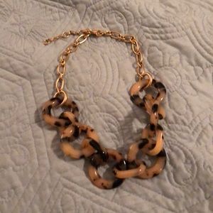 J. Crew Tortoise Statement Necklace